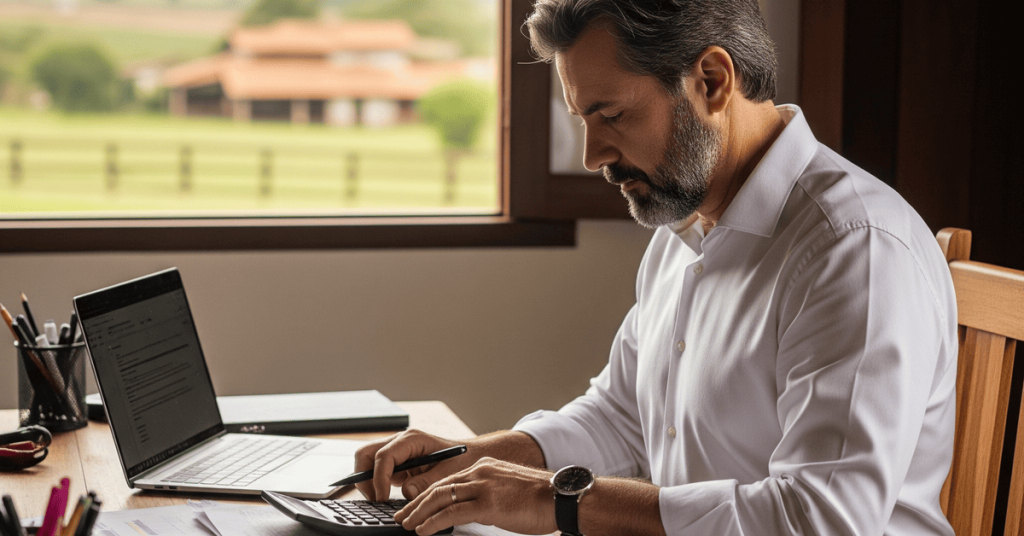 Como organizar as finanças da propriedade rural